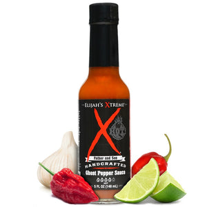 Elijahs Xtreme Father & Son Ghost Pepper Sauce 5floz/148ml