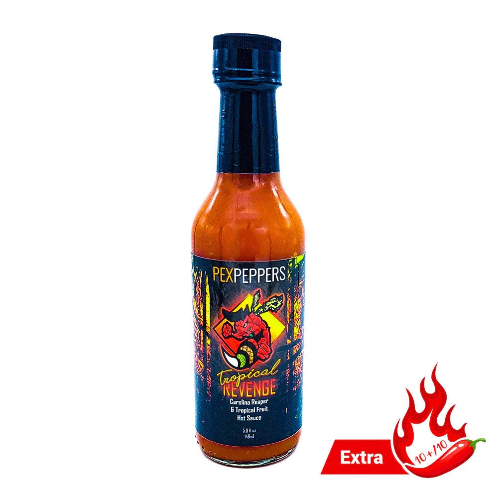 PexPeppers Tropical Revenge Hot Sauce 5oz/148ml