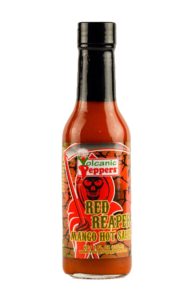 Volcanic Peppers Red Reaper Mango Hot Sauce 5floz/148ml