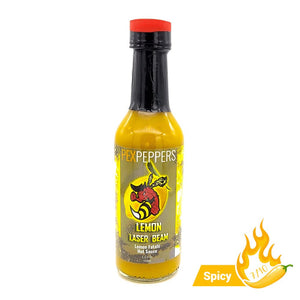 PexPeppers Lemon Yellow Jacket Hot Sauce 5oz/148ml