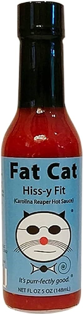 Fat Cat Hiss-y Fit Hot Sauce 5oz/148ml