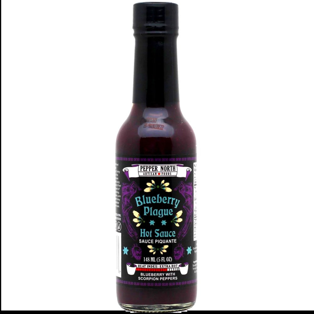 Pepper North Blueberry Plague Hot Sauce 5floz/48g
