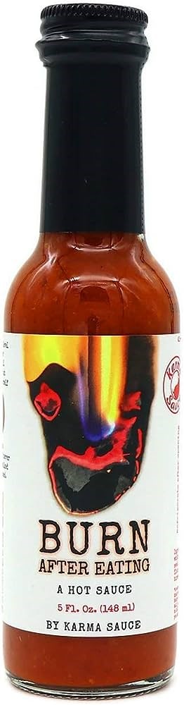 Karma Sauce Burn After Eating Hot Sauce 5floz/148ml