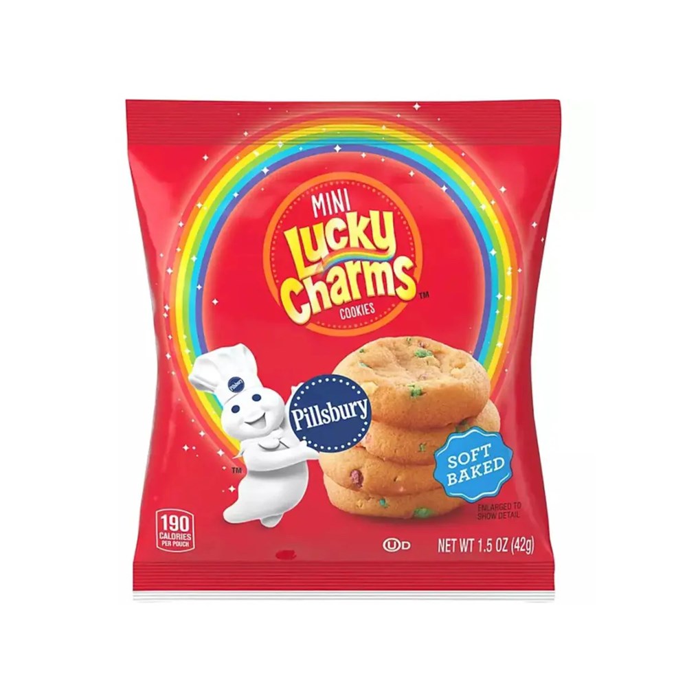 Pillsbury Soft Baked Mini Lucky Charms Cookies 1.5oz/42g