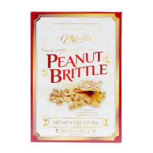 Mascot Peanut Brittle thin & crispy 4.5oz/127.69g