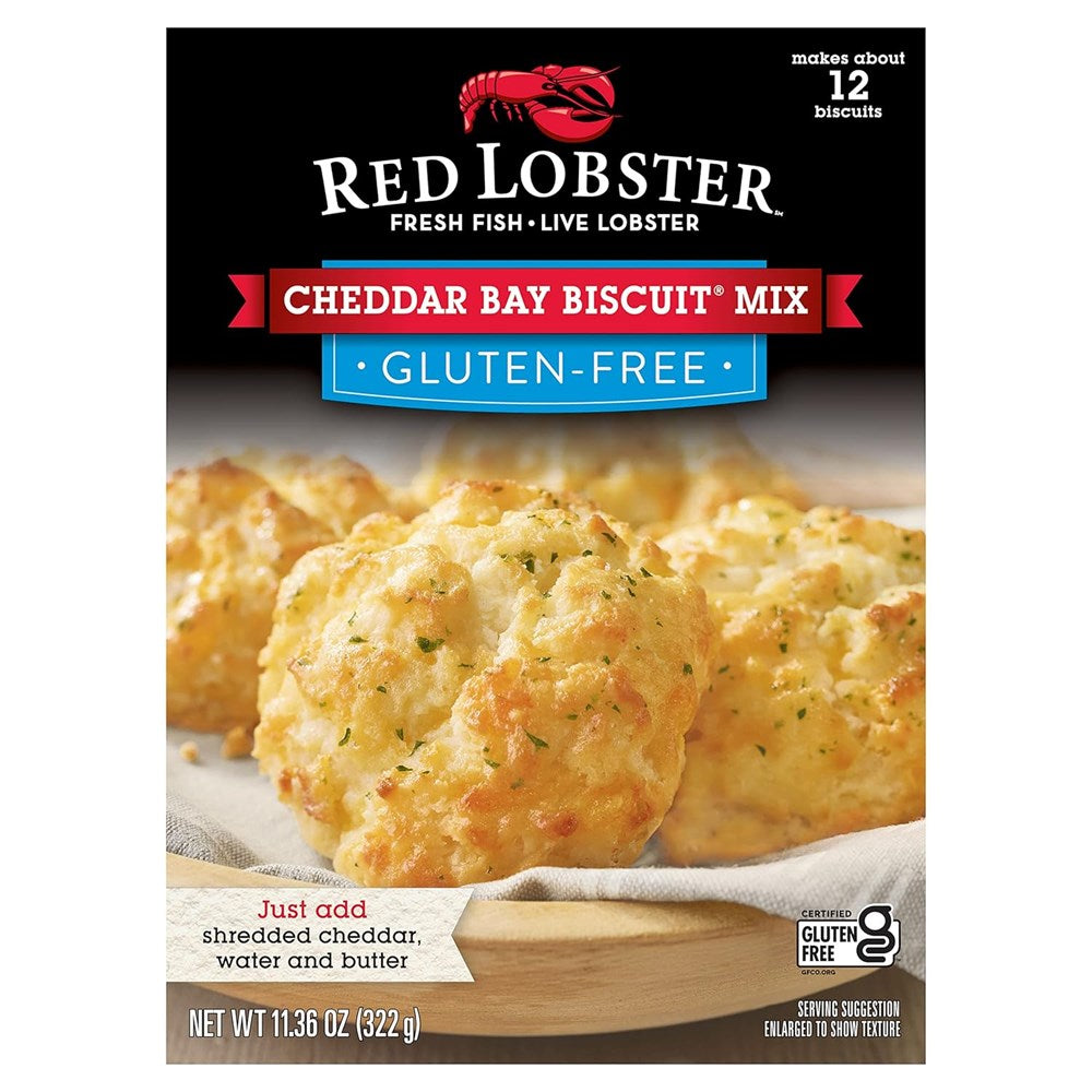 Red Lobster Gluten Free Biscuit Mix Cheddar Bay 11.36oz/322g