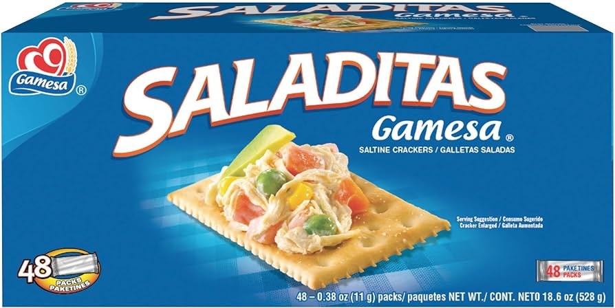 Gamesa Saladitas Saltine Crackers 18.6oz/523g