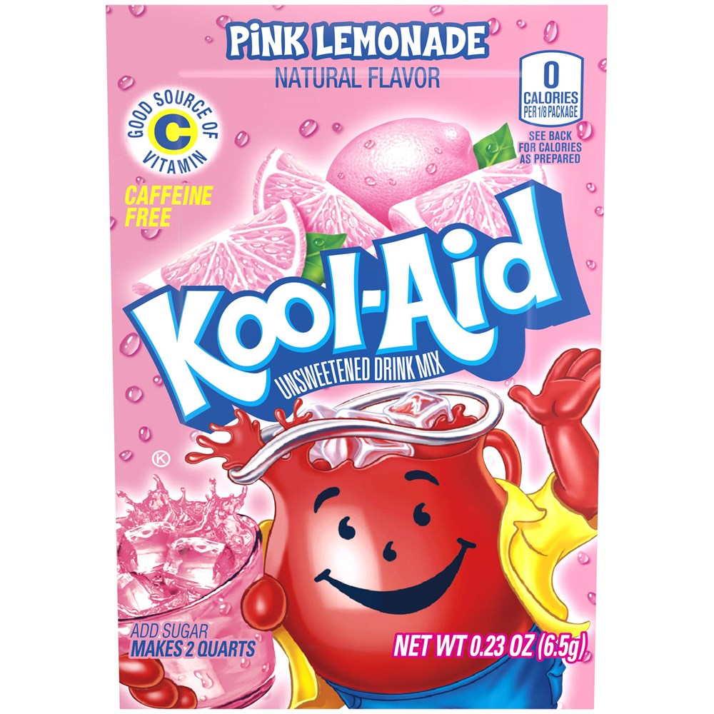 Kool Aid Drink Mix Pink Lemonade 0.23oz/6.5g