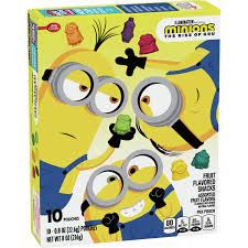 Betty Crocker Fruit Flavoured Snacks Minions 10 pouch pk*