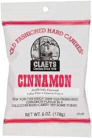Claeys Old Fashioned Hard Candy Cinnamon 6oz/170g