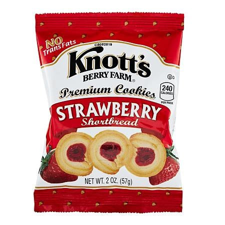 Knotts Berry Farm Strawberry Shortbread 5oz/141g