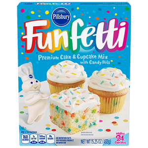 Pillsbury Cake & Cupcake Mix Funfetti Premium 15.25oz/432g