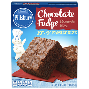 Pillsbury Brownie Mix Chocolate Fudge Family Size 18.4oz/521g