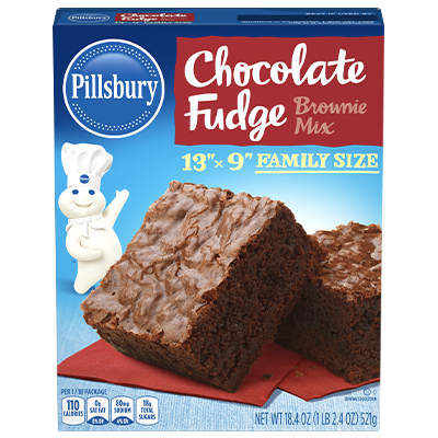 Pillsbury Brownie Mix Chocolate Fudge Family Size 18.4oz/521g