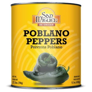San Miguel Poblano Peppers 27.5oz/780g