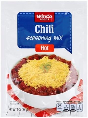 Winco Chili Seasoning - Hot 1 oz/28g